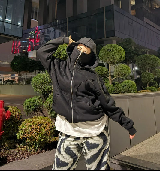 BLACK NINJA HOODIE