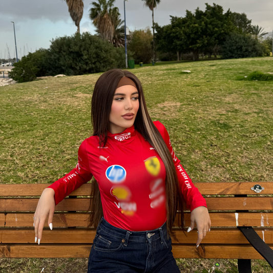 High Collar Formula 1 Bodysuit