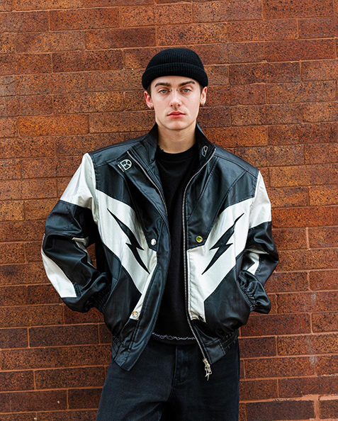 Zeus Black Leather Jacket