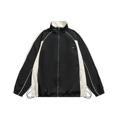 American casual retro sports jacket stand collar jacket