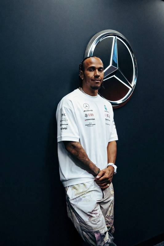 Mercedes-AMG PETRONAS F1 Team 2025 White T-Shirt