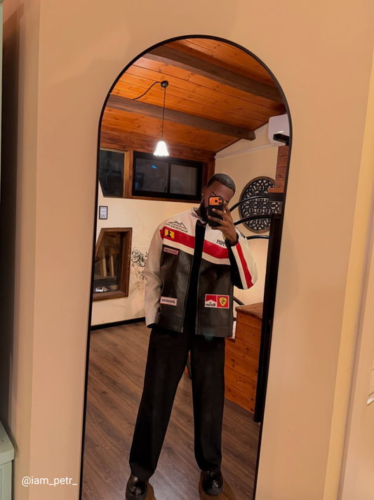 Ferrari F1 Racing Leather Jacket