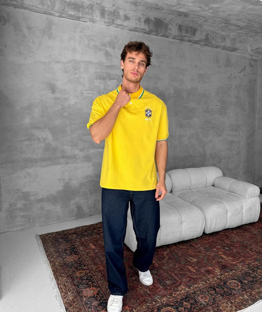 Brazil yellow oversize t-shirt